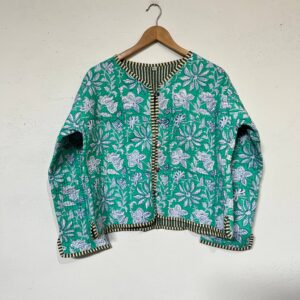 Orchia Reversible Cotton Quilted Jacket