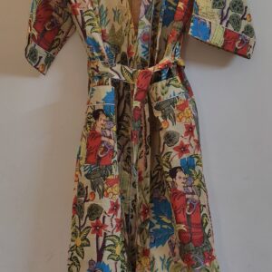 Beige Frida Cotton Kimono/Robe
