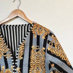 Tiger Reversible Cotton Quilted Jacket (Colours Available)