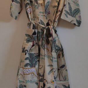Beige Safari Cotton Kimono/Robe
