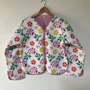 Blossara Reversible Cotton Quilted Jacket